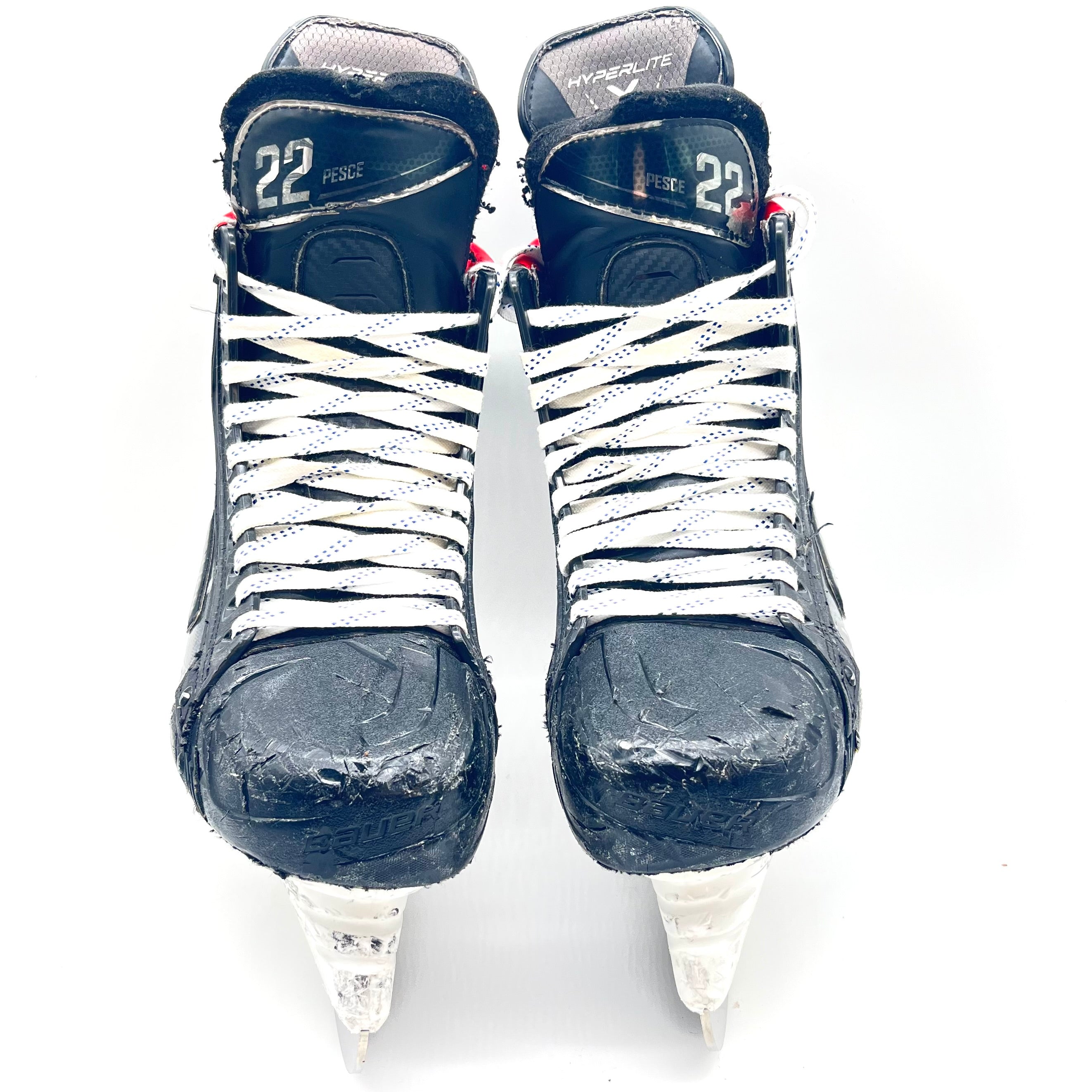 Bauer Vapor 2X Pro - Patins de hockey d'occasion NHL Pro Stock - Brett Pesce #2
